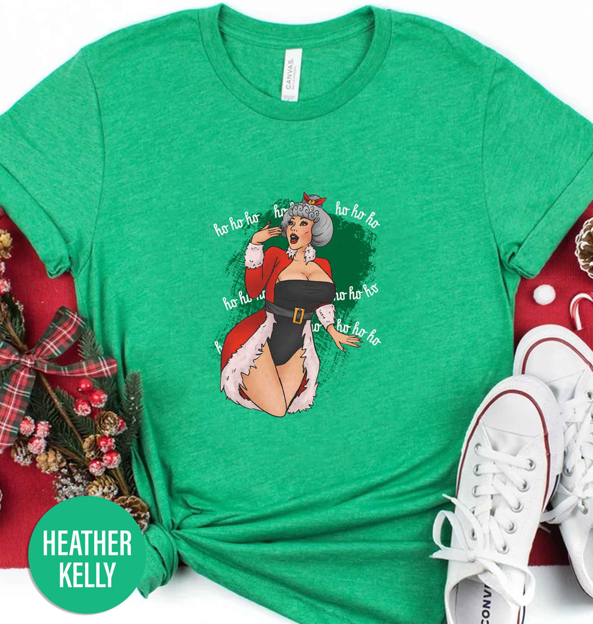 Sexy Ho Ho Ho Holday Christmas T Shirt