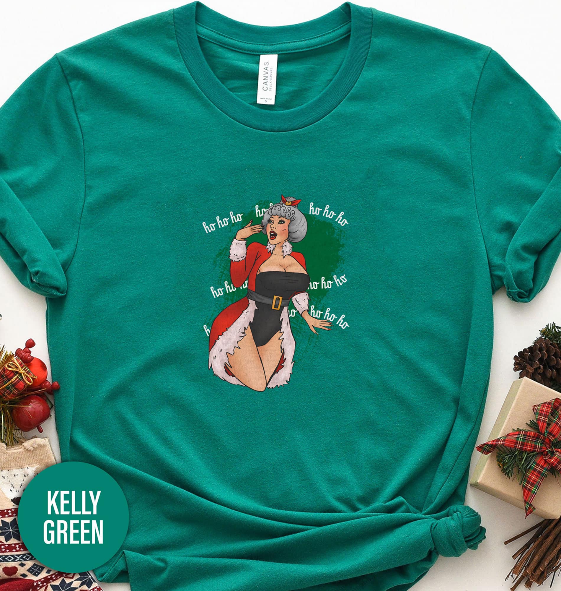 Sexy Ho Ho Ho Holday Christmas T Shirt