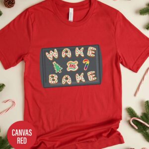 Wake And Bake Christmas T Shirt