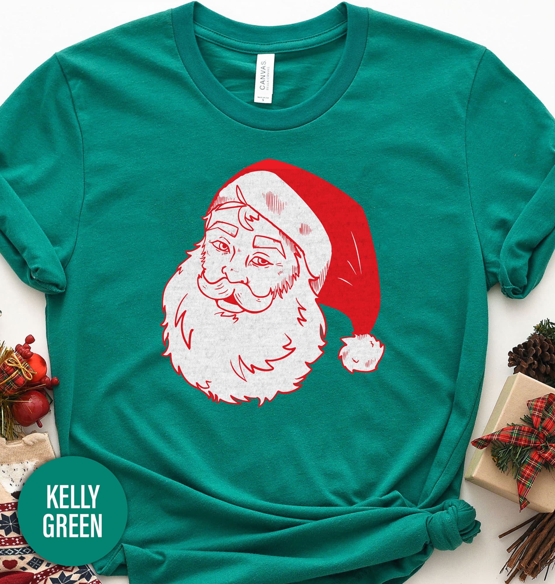 Santa Clause Holiday Christmas T Shirt