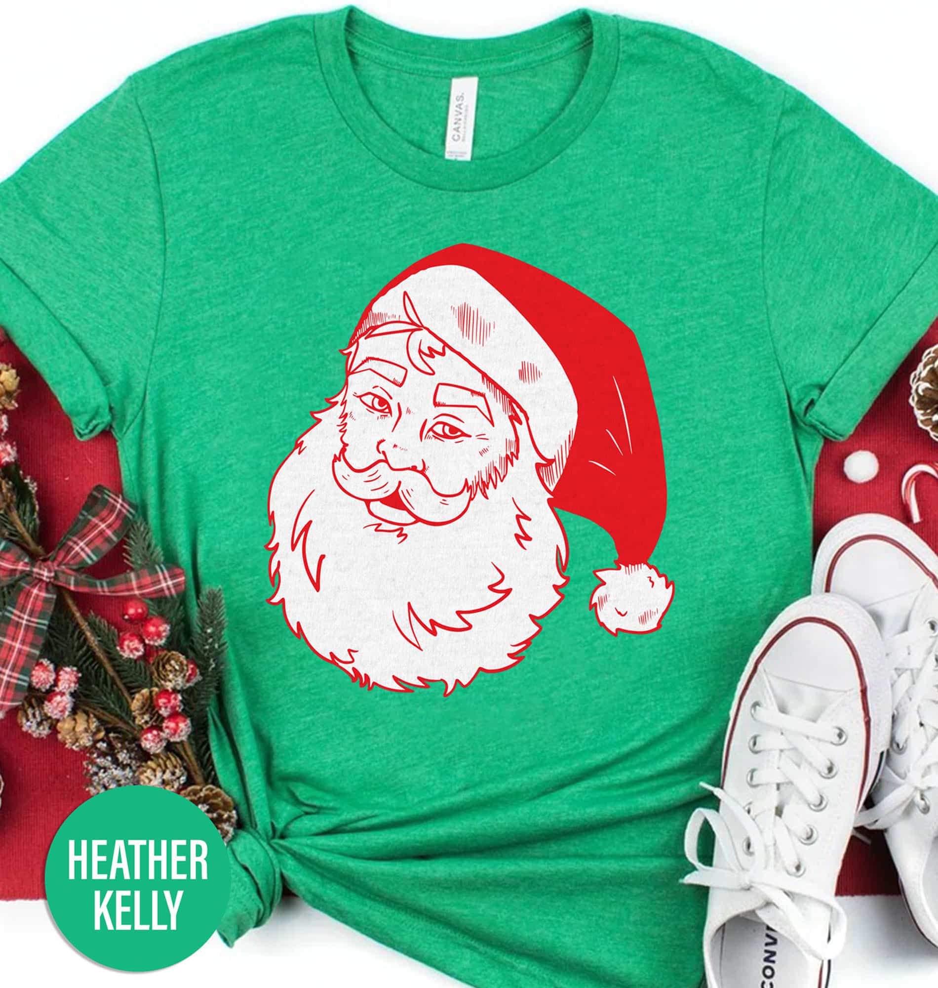 Santa Clause Holiday Christmas T Shirt