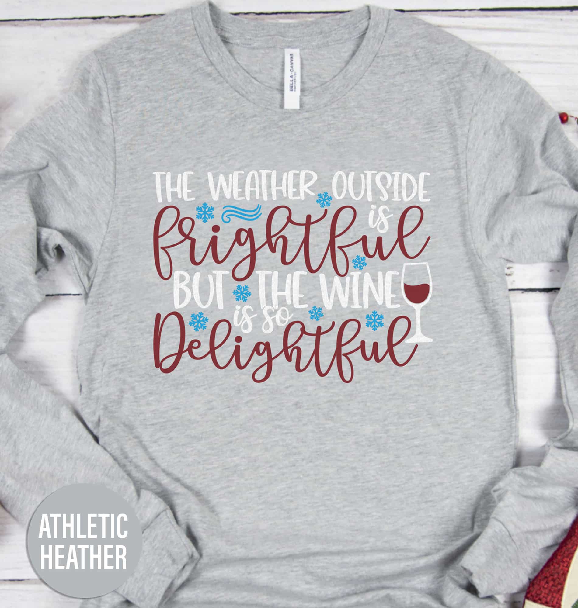 holiday wine shirts