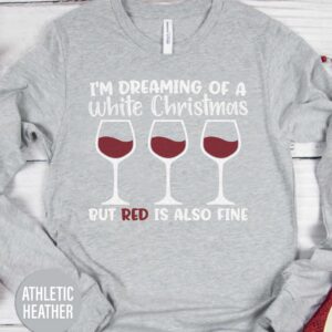 White Wine Christmas T Shirt