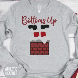 Bottoms Up Holiday Christmas T Shirt