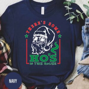 Santas Ho's In This House Christmas T Shirt