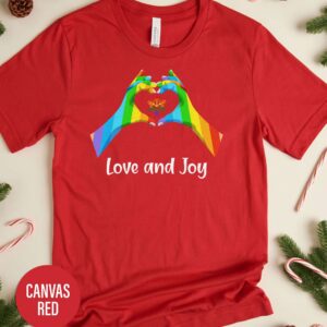 Love And Joy Holiday Christmas T Shirt