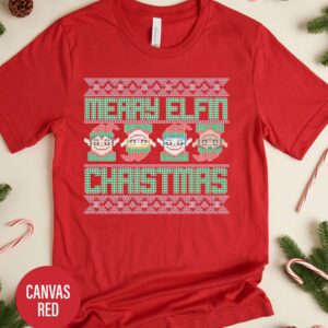 Merry Elfin Christmas Christmas T Shirt