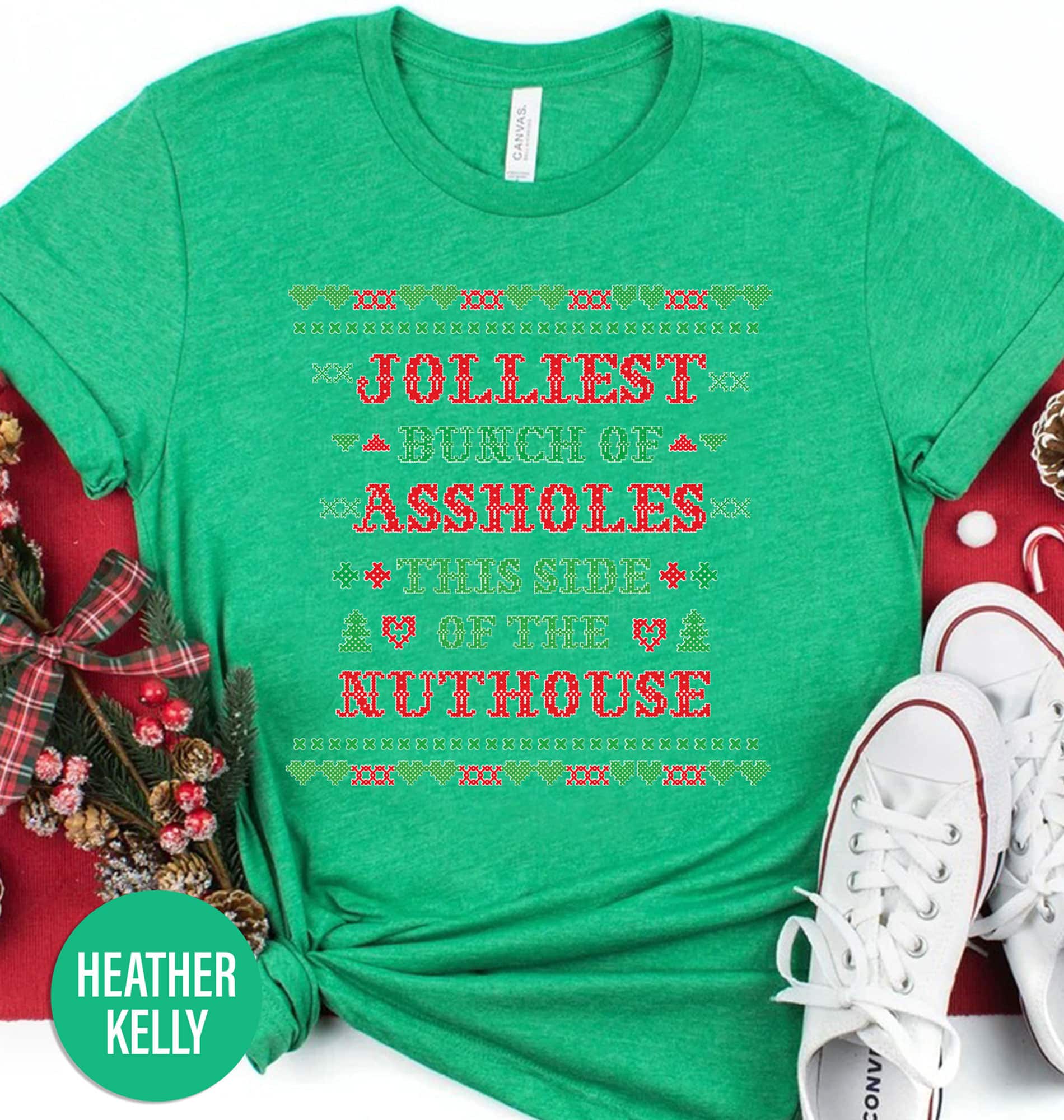 Jolliest Bunch Of Assholes Christmas T Shirt