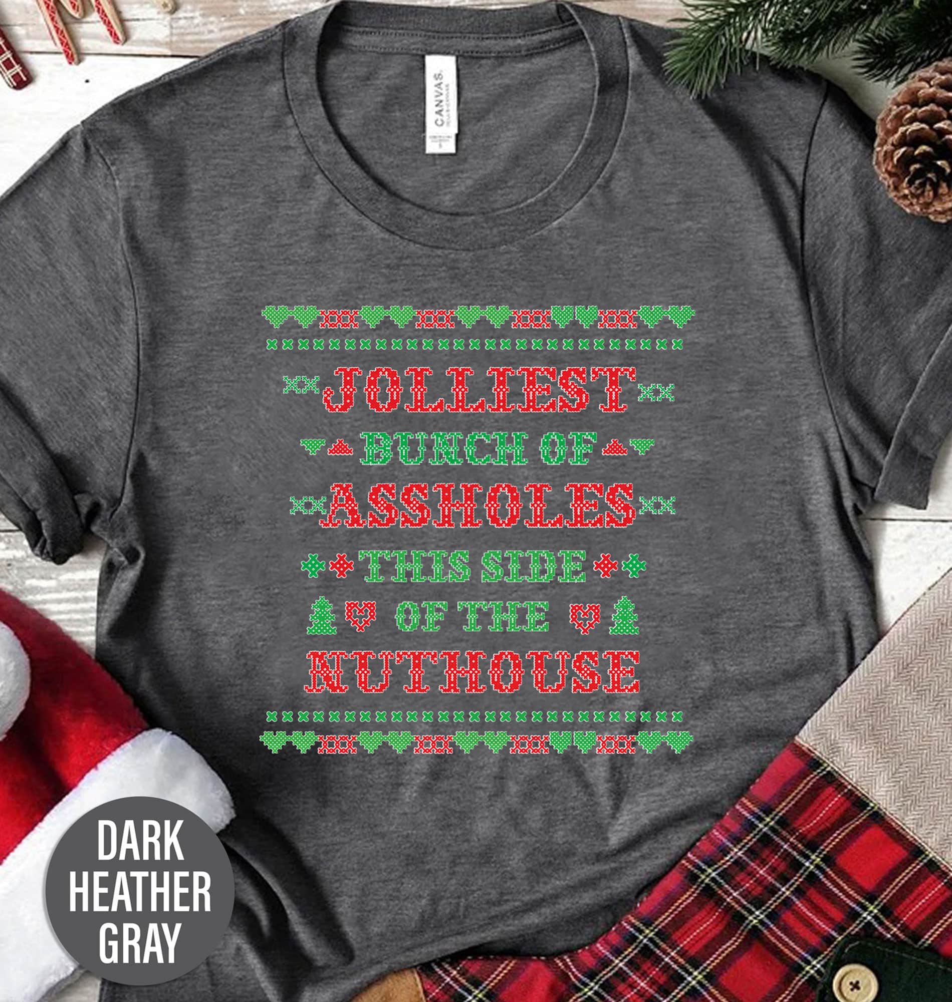Jolliest Bunch Of Assholes Christmas T Shirt