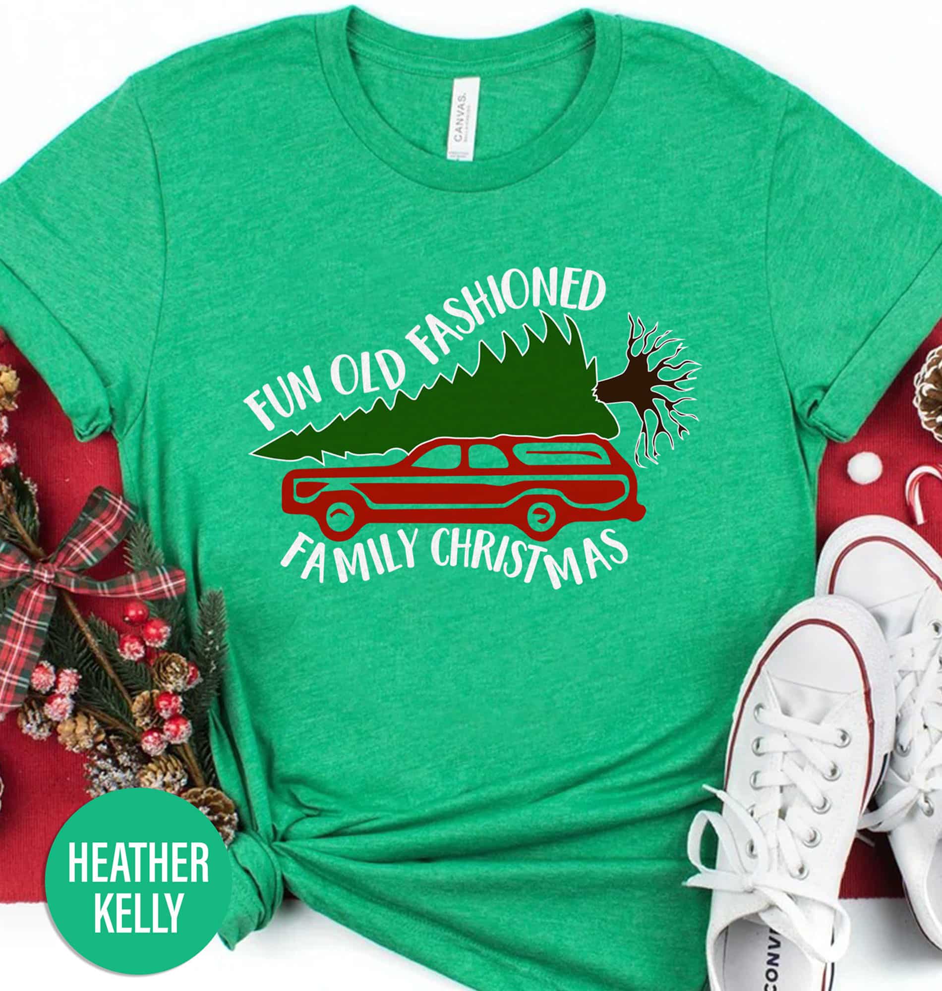 Fun Old Fashioned Family Christmas Christmas T Shirt