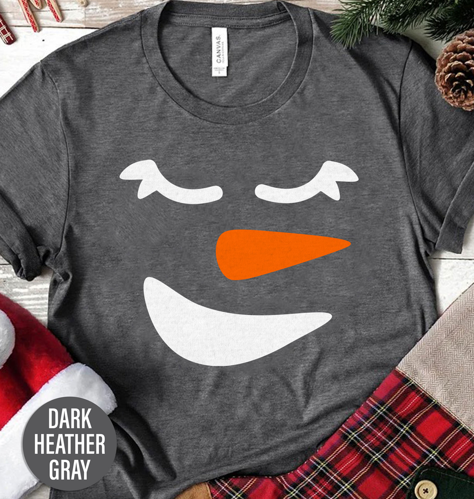 Girl Snowman Christmas T Shirt