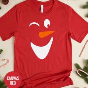 Ladies Snowman Christmas T Shirt