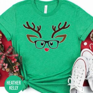 Fun Christmas Reindeer Christmas T Shirt