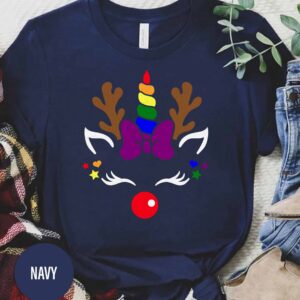 Maching Christmas Reindeer Christmas T Shirt