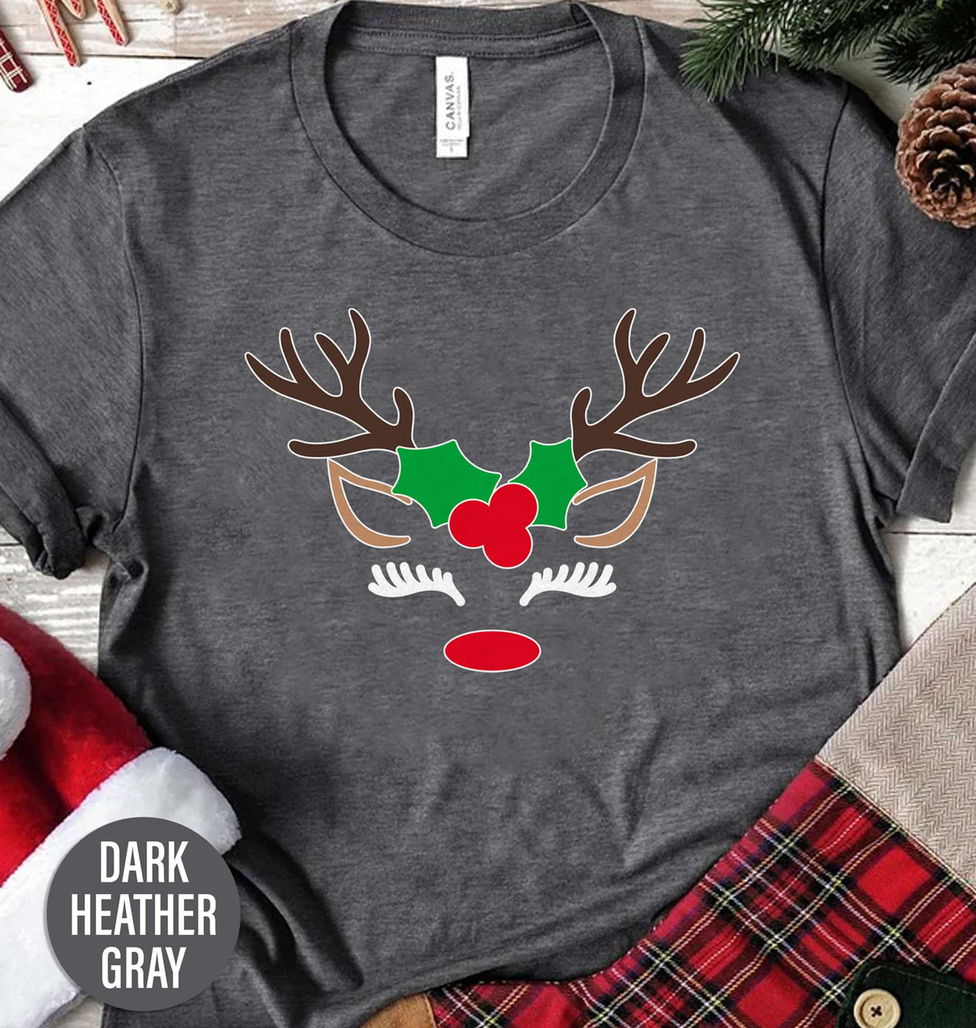 Vintage Reindeer Christmas T Shirt
