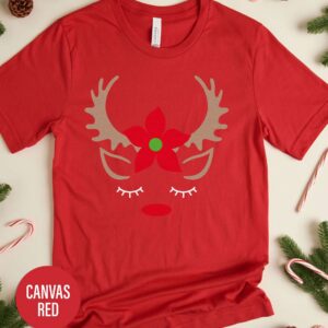 First Reindeer Christmas T Shirt