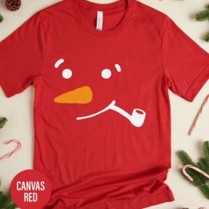 Grandpa Snowman Christmas T Shirt