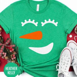 Family Snowman Christmas T Shirt