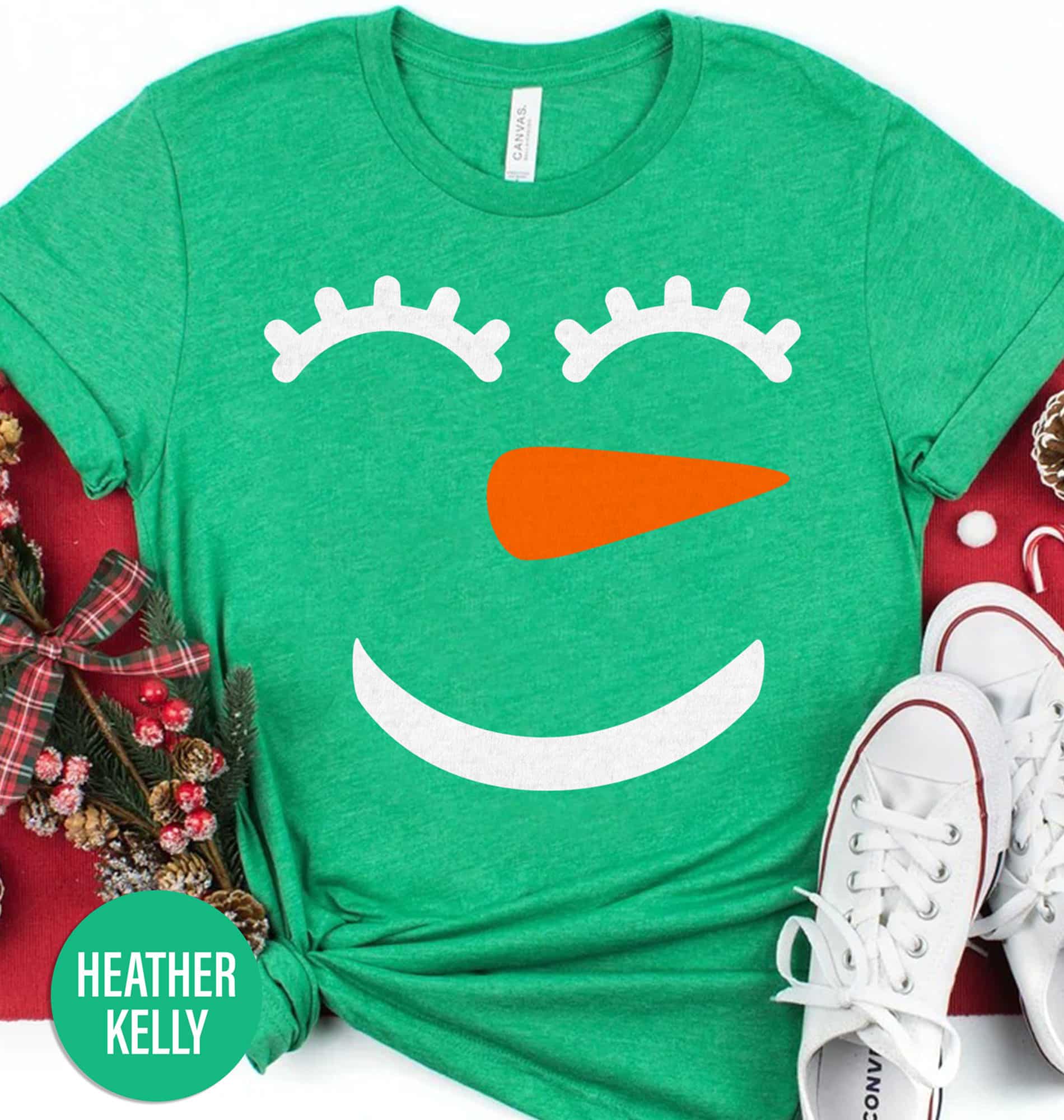 Holiday Snowman Christmas T Shirt