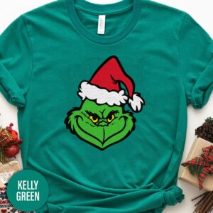 The Grinch Face Christmas T Shirt
