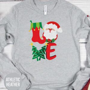 Love Santa Christmas T Shirt
