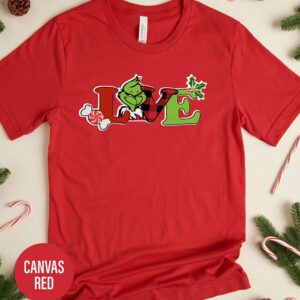 Love Grinch Christmas T Shirt