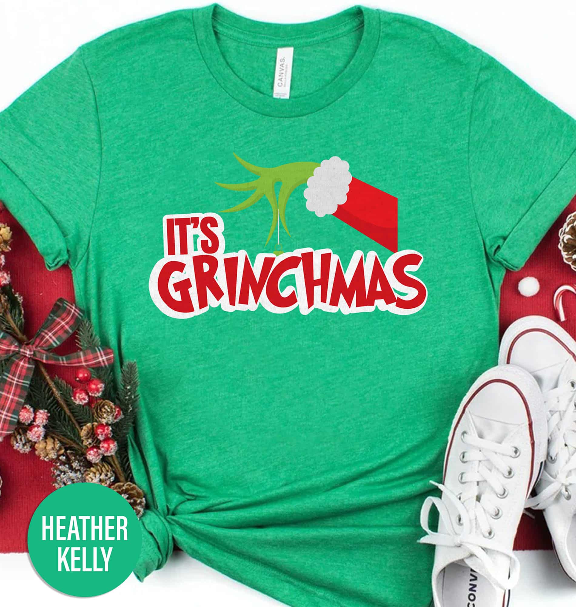 It's Grinchmas Holiday Christmas T Shirt