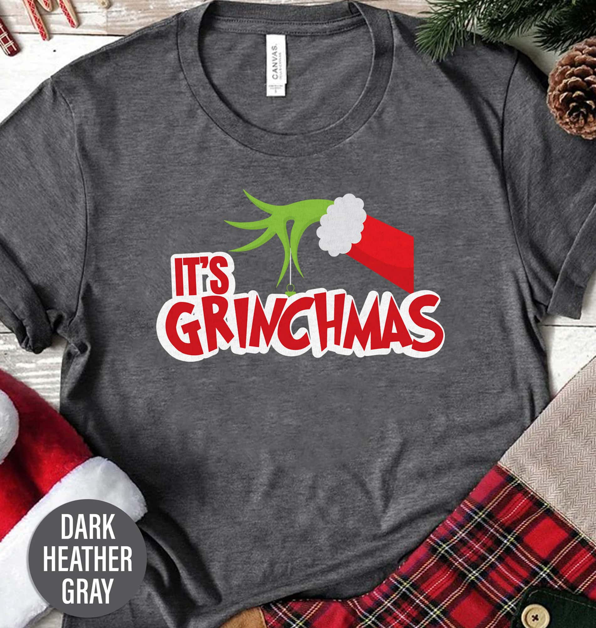 It's Grinchmas Holiday Christmas T Shirt