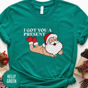 I Got You A Present Santa Christmas T Shirt