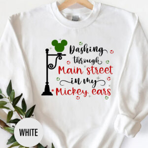 Main Stree Disney Christmas Tees Christmas T Shirt