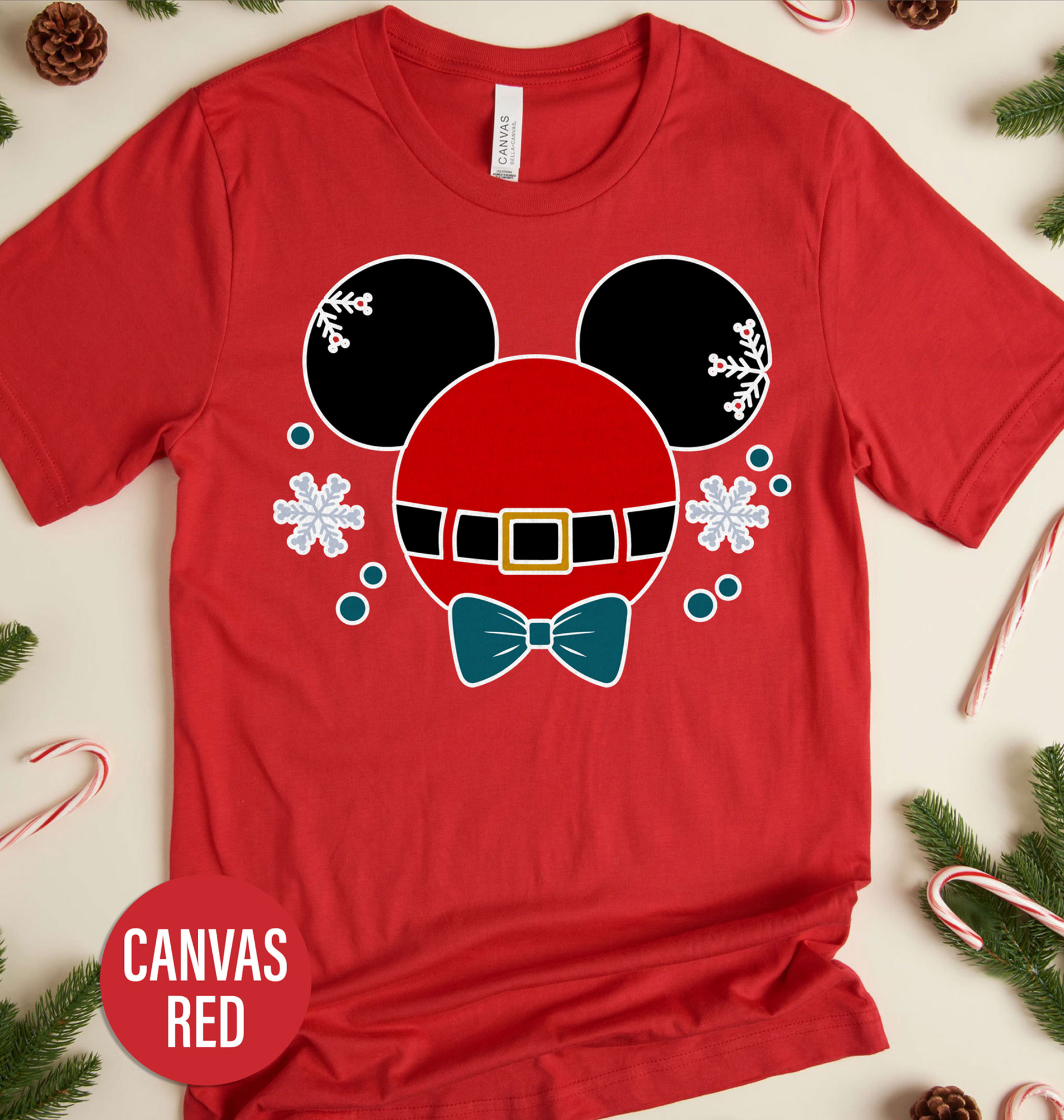 Adult Disney Christmas T Shirt