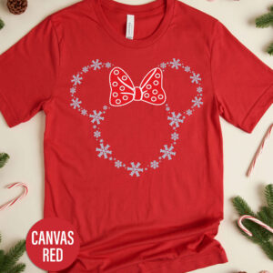 Disney Christmas Womens Christmas T Shirt