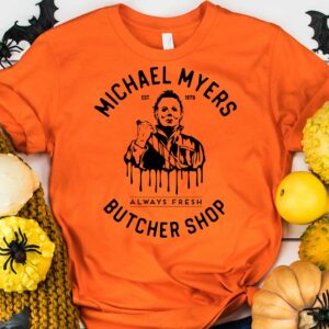 Michael Myers Butcher Shop Halloween T Shirt