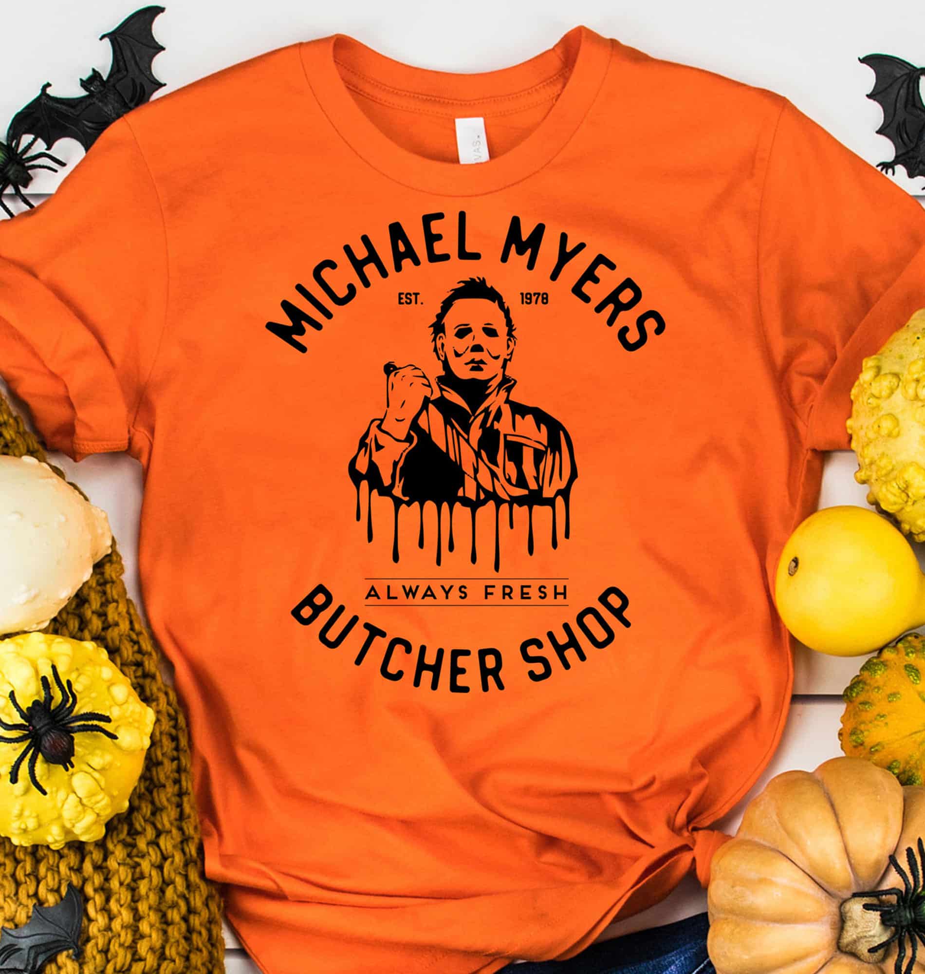 Michael Myers Butcher Shop Halloween T Shirt