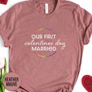 Our First Valentines Day Married Valentines Day T Shirt