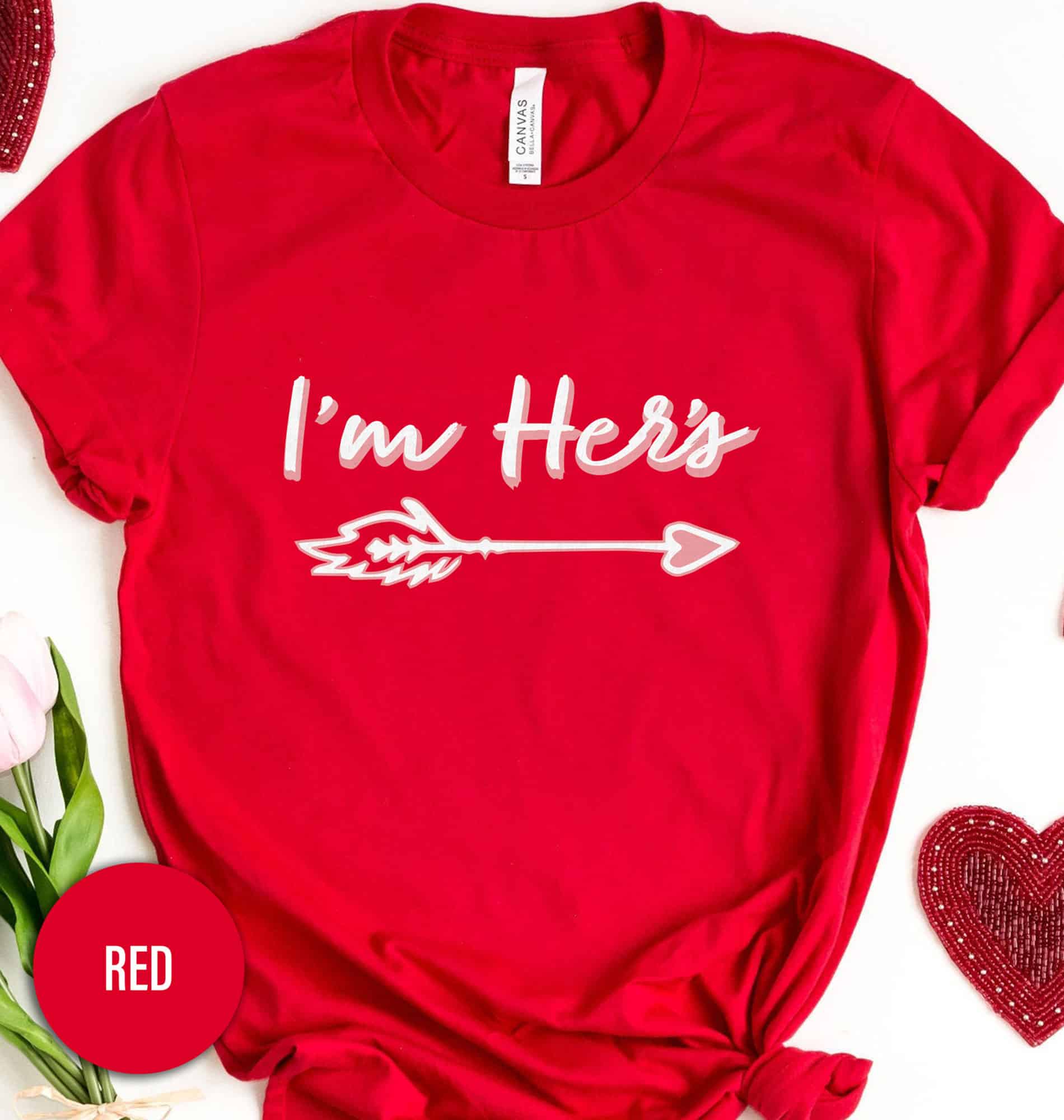 I'm Her's Valentines Day T Shirt