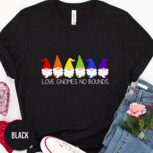 Love Gnomes No Bounds Valentines Day T Shirt