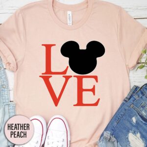 Love Mickey Valentines Day T Shirt