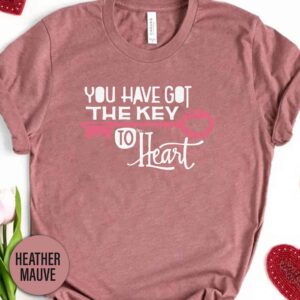 Key To The Heart Valentines Day T Shirt