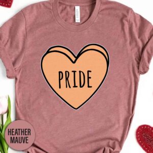 Candy Pride Heart Valentines Day T Shirt