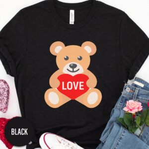 Valentines Bear Valentines Day T Shirt