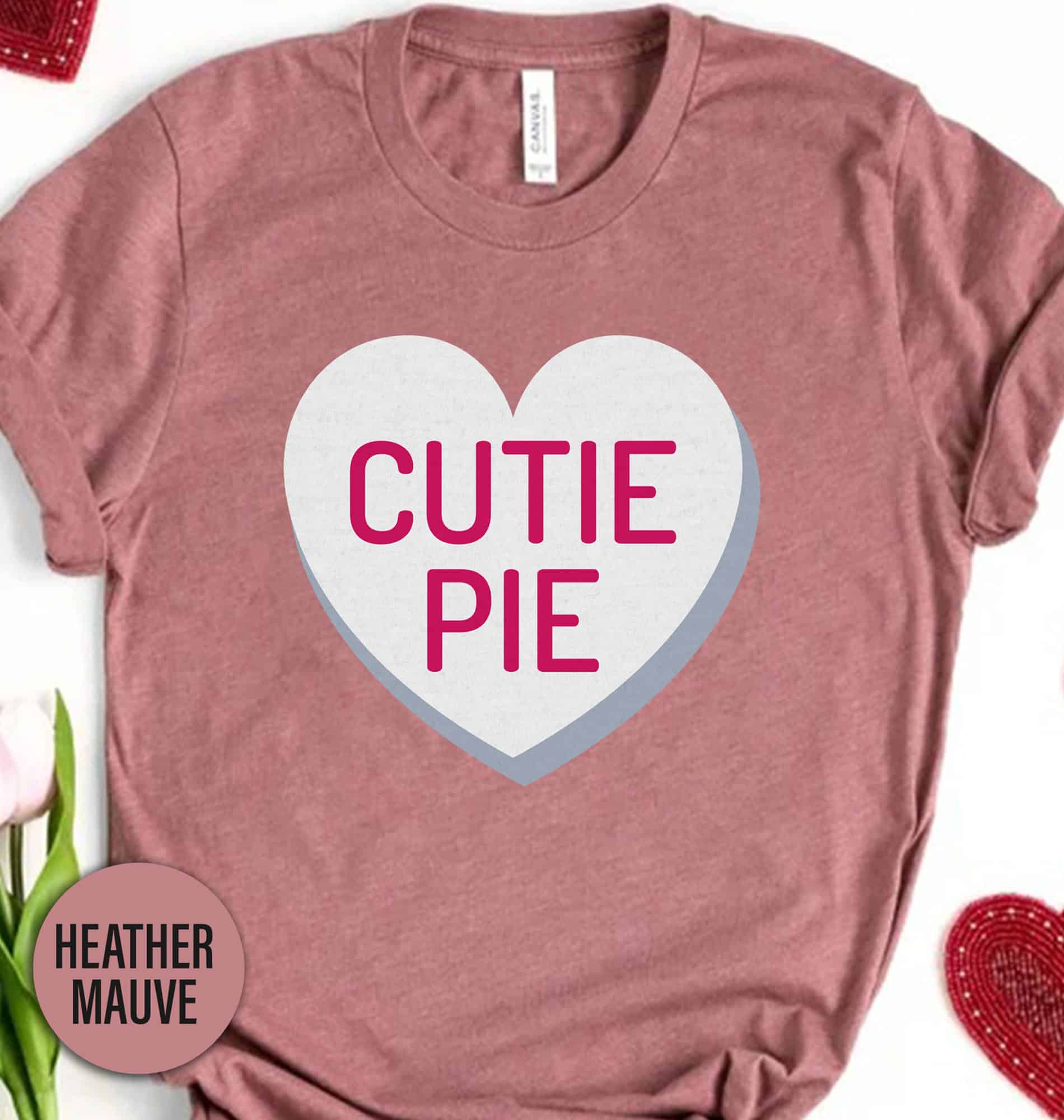 Candy Cutie Pie Heart Valentines Day T Shirt