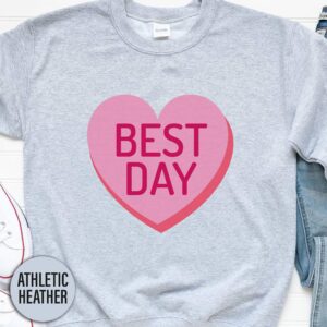 Candy Best Day Heart Valentines Day T Shirt