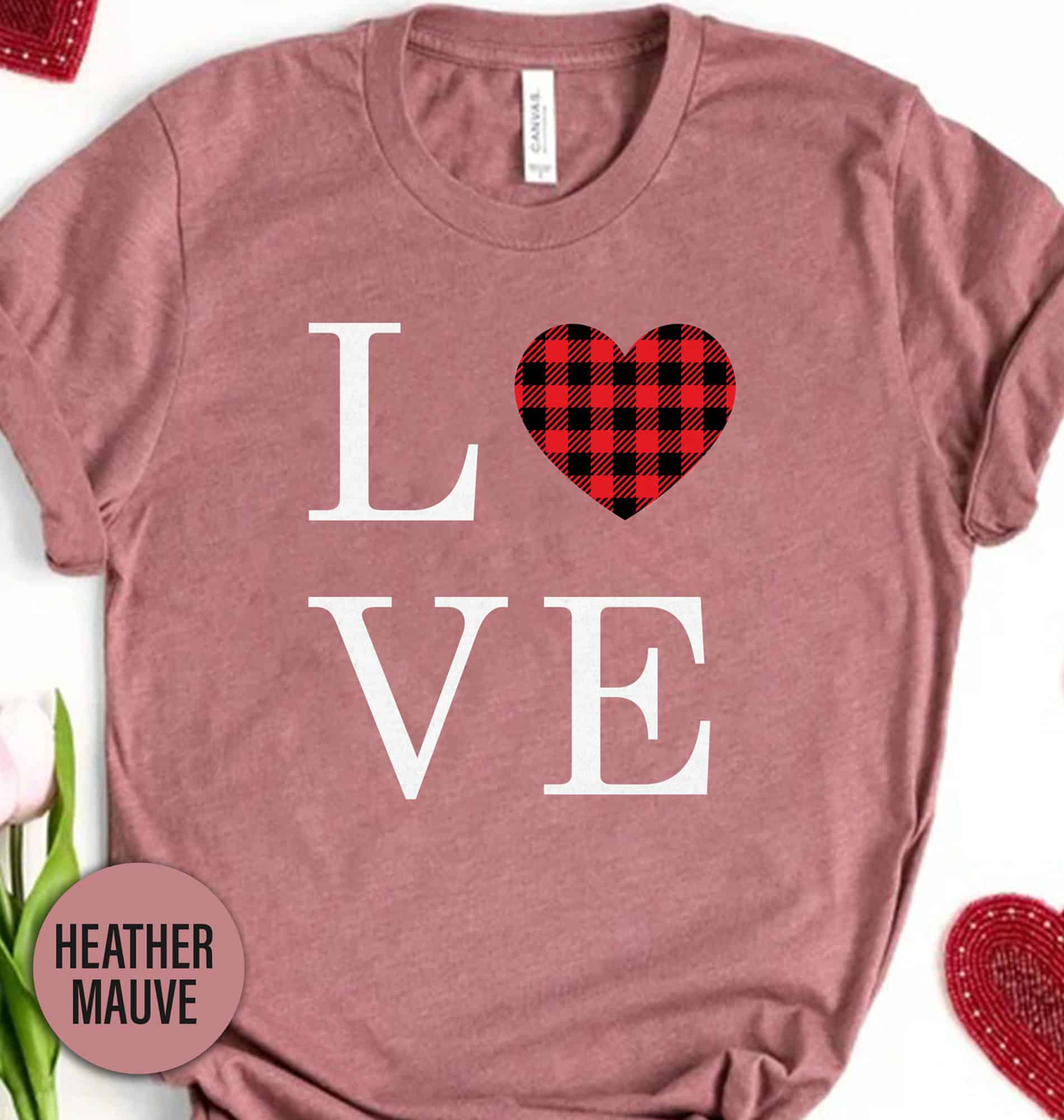 Love Heart Valentines Day T Shirt