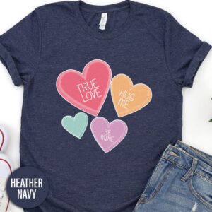 Candy Hearts Valentines Day T Shirt