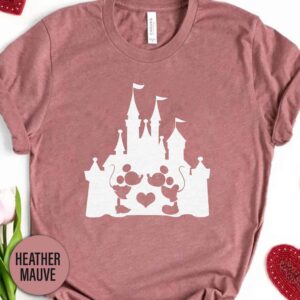 Diseny Castel Love Valentines Day T Shirt