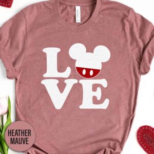 Love Mickey Valentines Day T Shirt