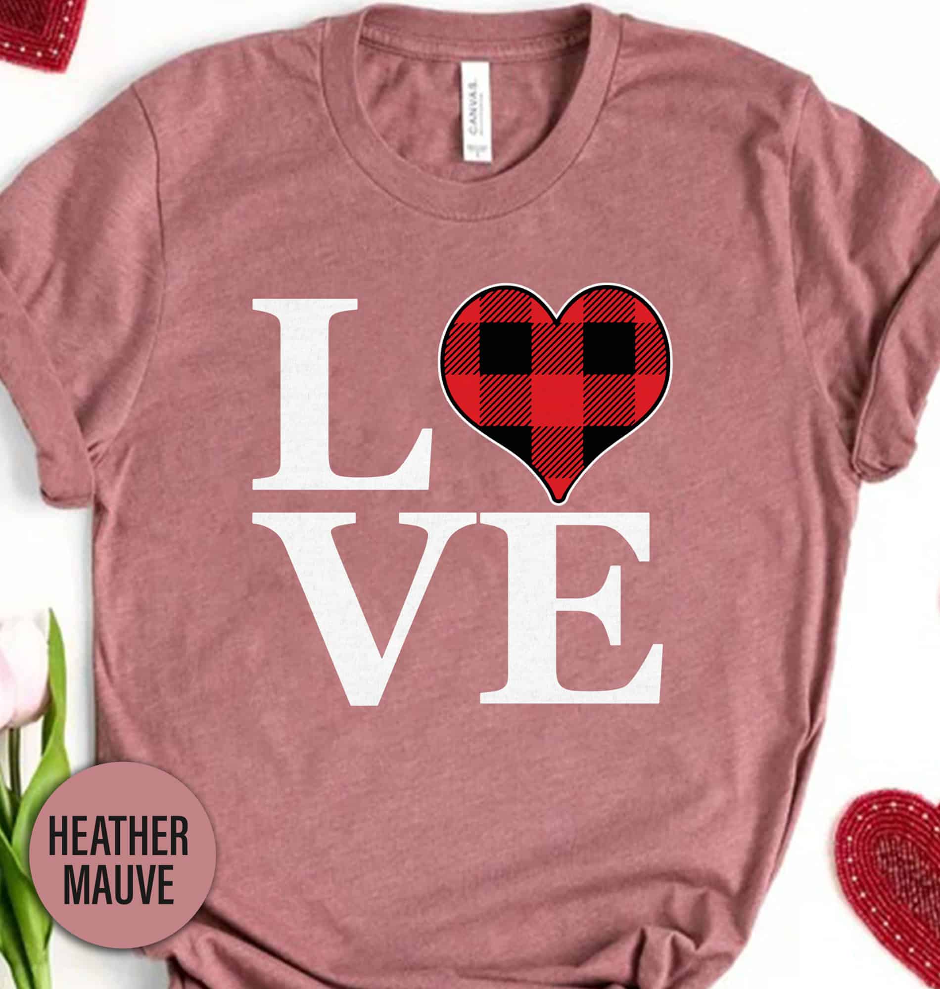 Candy Heart Valentine Tee Shirts Womens Valentines Gifts for Mom - Happy  Place for Music Lovers