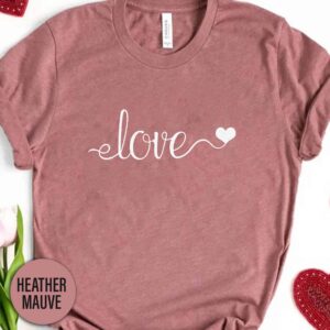 Love Heart Valentines Day T Shirt