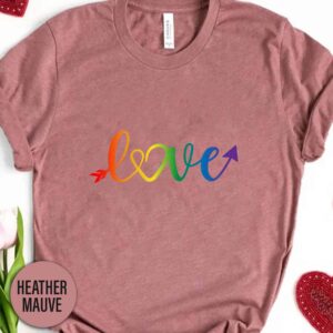 Lgbt Rainbow Valentine Love Valentines Day T Shirt